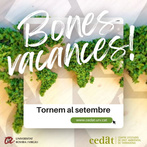 Bones vacances! Tornem al setembre