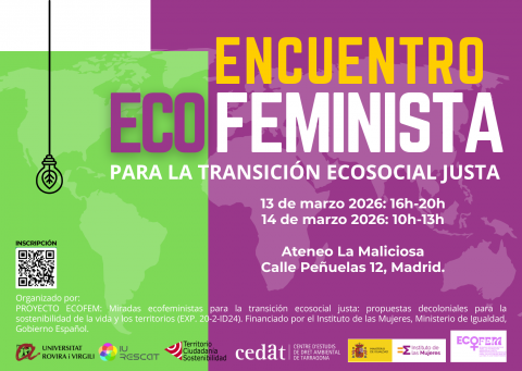 El proyecto ECOFEM promueve un espacio ecofeminista estatal para impulsar una transición ecosocial justa.