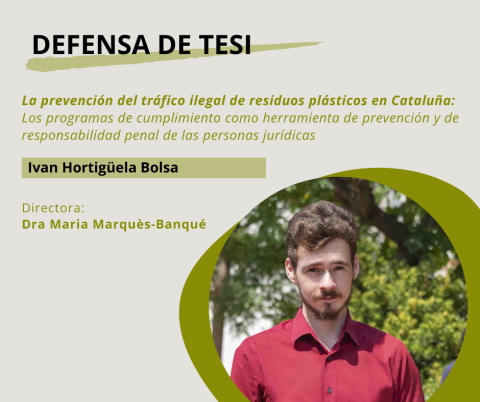 Defensa de la tesi doctoral d’Ivan Hortigüela al CEDAT