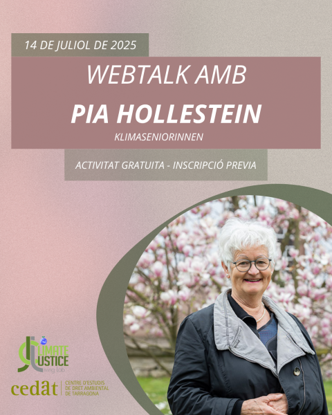 Webtalk amb Pia Hollestein – Drets humans i justícia climàtica